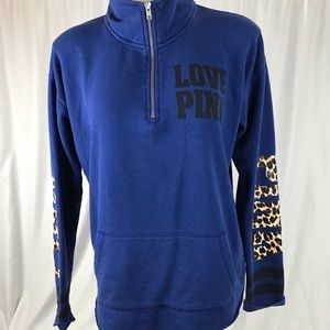 Love Pink Victoria Secret Light Hoodie Leopard M